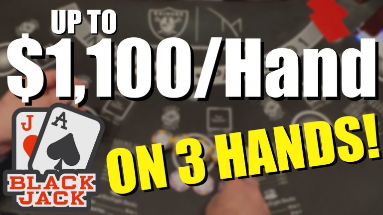 High Stakes Blackjack! Huge Bets and Huge Wins! $10k Buy-In!