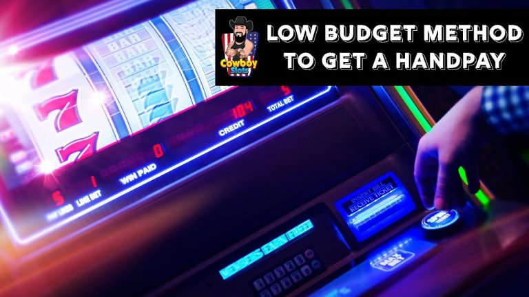 How to get a HANDPAY JACKPOT! Playing Low budget