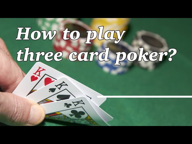 How to play 3 card poker online casino how to play online casino