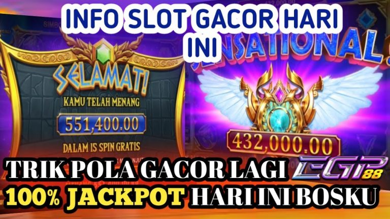 INFO SLOT GACOR HARI INI || TRIK POLA GACOR LAGI 100% JACKPOT HARI INI || GATES OF OLYMPUS