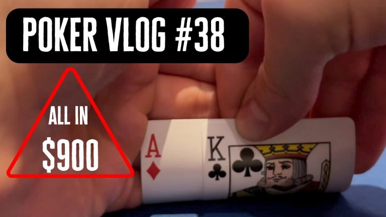 Je pars all in pour $900 avec AK !! – #PokerVlog – EP 38