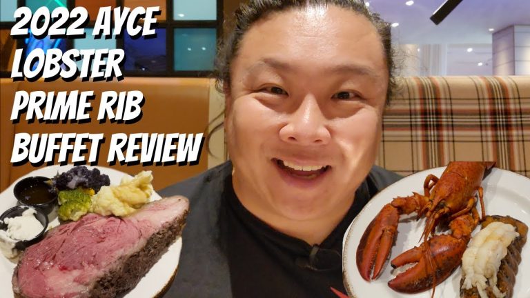 LAS VEGAS BUFFET REVIEW Themed Dinner Nights at the Palm Resort and Casino feat Lobster & Prime Rib