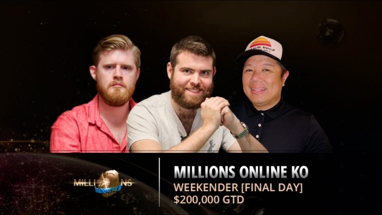 LIVE: Final Day MILLIONS Online KO #45 Weekender | 1st $14,228 + bounties | $200K GTD | partypoker