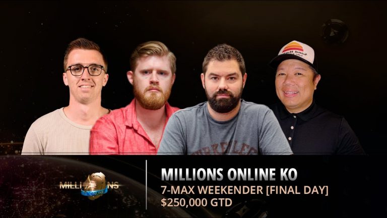 LIVE: Final Day MILLIONS Online KO #65 7-Max Weekender |$19,521 + Bounties |$250K GTD | partypoker