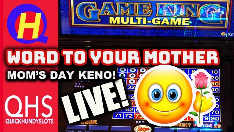 LIVE! Going for Big KENO Jackpots on Mothers Day! #KENONATION