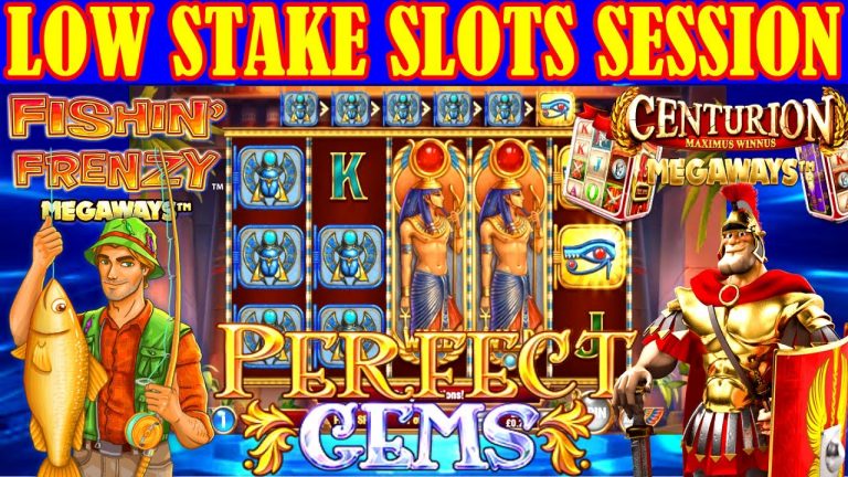 LOW STAKE SLOTS SESSION, EYE OF ATUM, DANGER, PERFECT GEMS, CENTURION MEGAWAYS….ANYTHING PAYING??