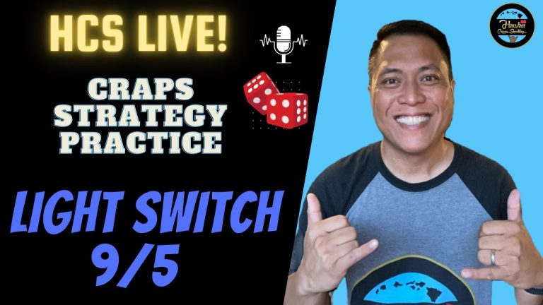 Light Switch 9/5. Live Craps Practice: Correcting some minor changes