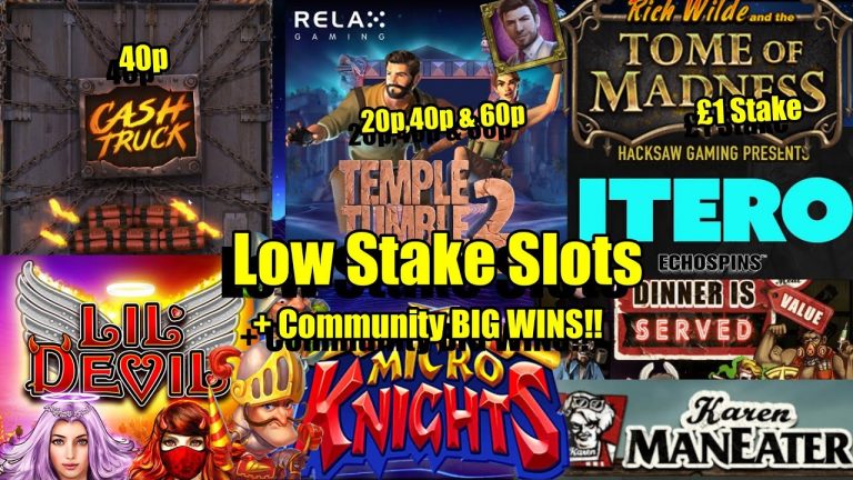 Lil Devil, Temple Tumble 2 0n 20p, 40p & 60p, Cash Truck 40p & Much More + Community BIG WINS!!