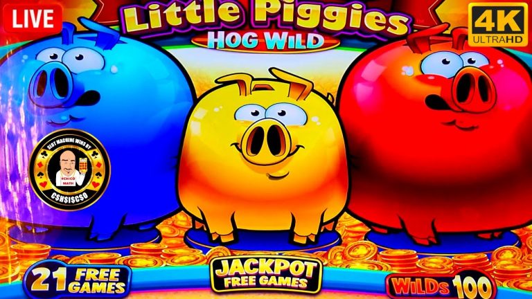 Little Piggies Hog Wild Slot Machine with FAT PIGS