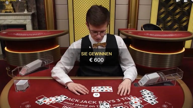 Live Dealer Blackjack Session