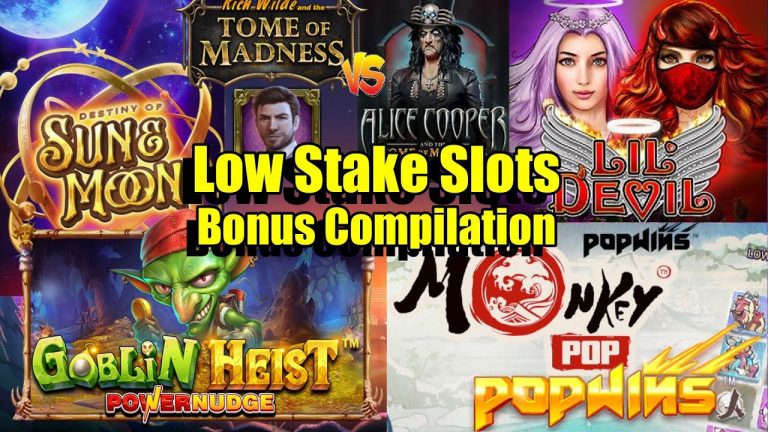 Low Stake Slots Bonus Compilation, Monkey Pop, Lil Devil, Goblin Heist & More