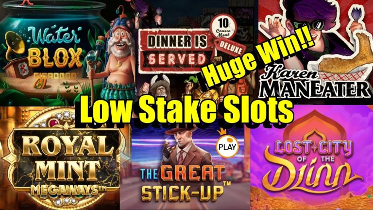 Low Stake Slots Huge Win, Karen Man Eater Deluxe Spins, Royal Mint Maxed, Water Blox + Much More