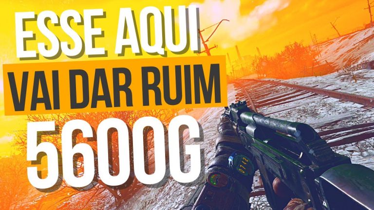 METRO EXODUS no 5600G e VEGA 7! ESSE VAI DAR RUIM KKKKKK