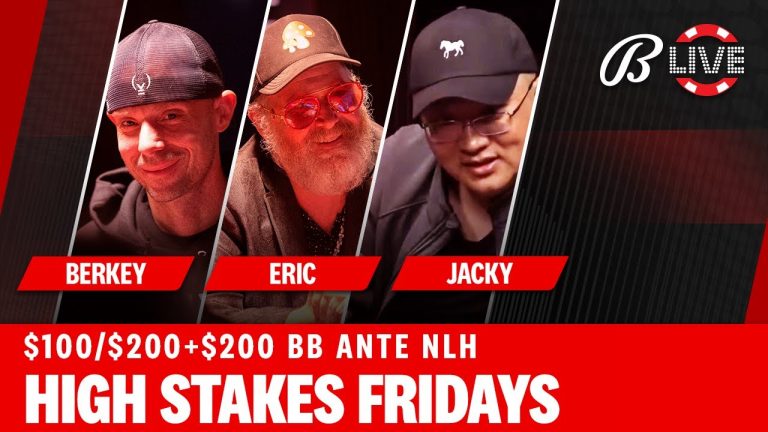 MILLION DOLLAR POKER CASH GAME! High Stakes Fridays $100/$200+$200 BBA NLH – Live at the Bike