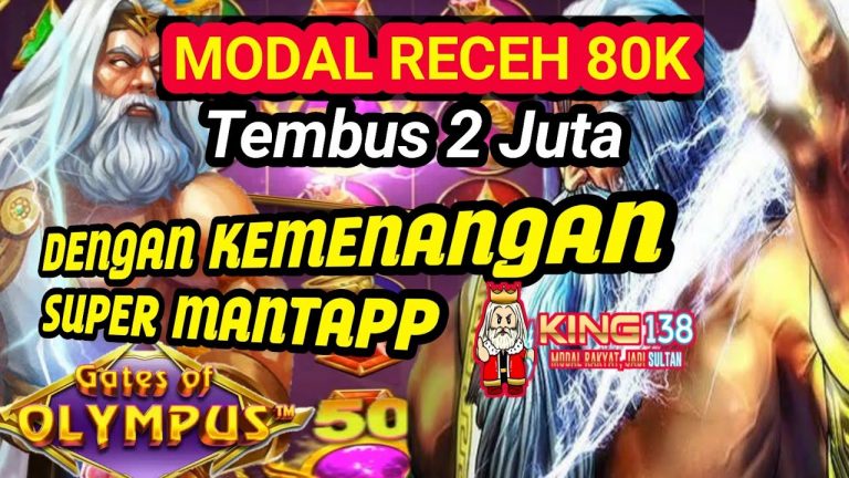 MODAL 80k PROFIT 2 JUTA BOCORAN SLOT GACOR HARI INI || GATE OF OLYMPUS POLA DAN TRIK OLYMPUS