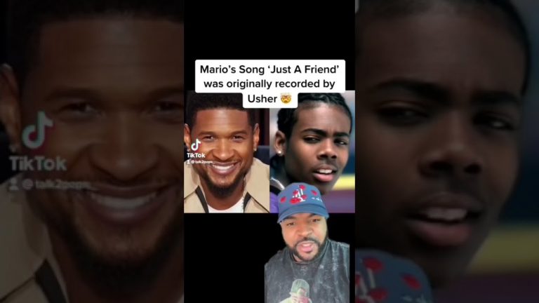 Marios Just A Friend was originally recorded by Usher but he turned it down!