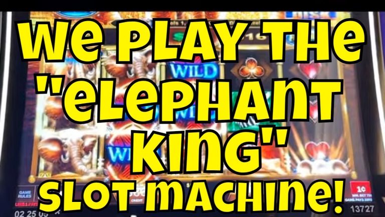 Matt Plays the Elephant King Slot Machine!