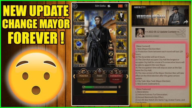 Mayor Is Now Governor – New Update – Mafia City