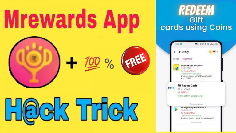 Mrewards App Coins %Hacked Viral Trick || Mrewards App Unlimited trick | With Proof Mrewards App