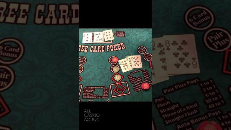 PERFECT STRAIGHT FLUSH! 3 Card Poker #shorts