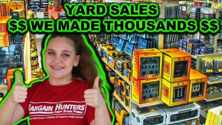 PROFIT Thousands MADE YARD SALES Storage Wars Auction How To JACKPOT