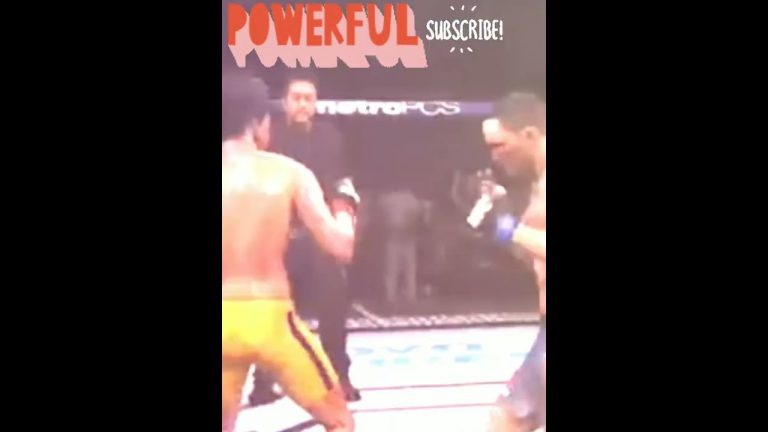 Powerful fight (Bruce Lee vs Frankie Edgar)