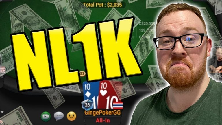 SMOOTH SESSION OF NL1K ON GGPOKER! GingePoker Stream Highlights