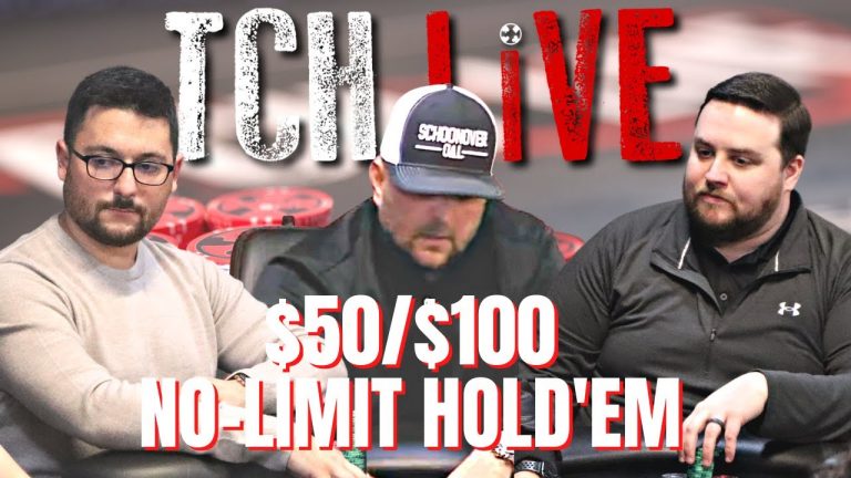 Super HIGH STAKES Poker | $50/$100 No-Limit Hold’em | TCH Live