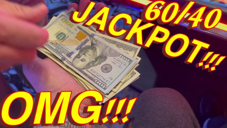 THE AMAZING 60/40 JACKPOT!!!!!