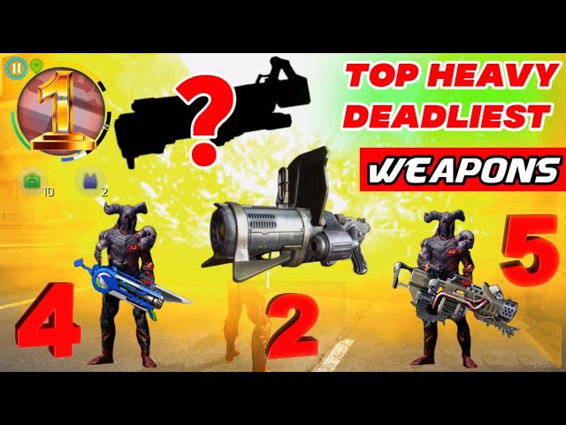 TOP 10 OVERRATED HEAVY DEADLIEST WEAPONS IN GANGSTAR VEGAS | BEST HEAVY GUNS GANGSTAR 4