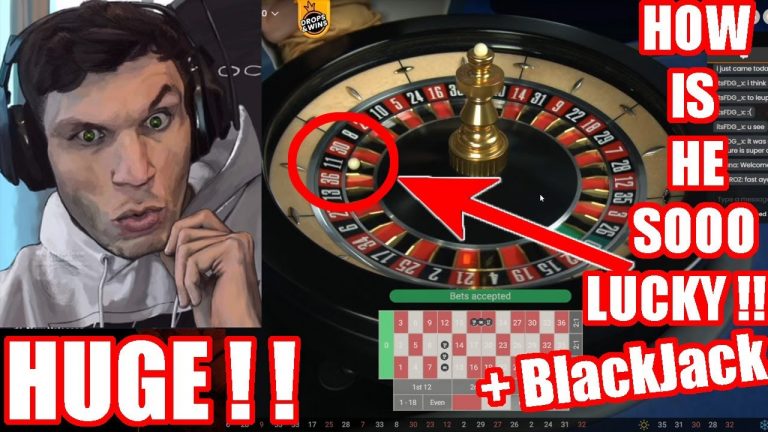 The LUCKIEST ROULETTE Player Alive .. and BlackJack | TrainWrecksTV