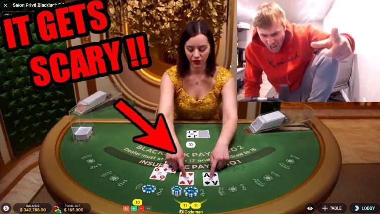 The SCARIEST BlackJack Session | Xposed Gambling