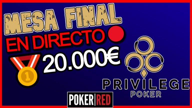 Torneo de poker en vivo!!!! Día3 + Mesa Final Privilege Poker – Casino Gran Vía Madrid