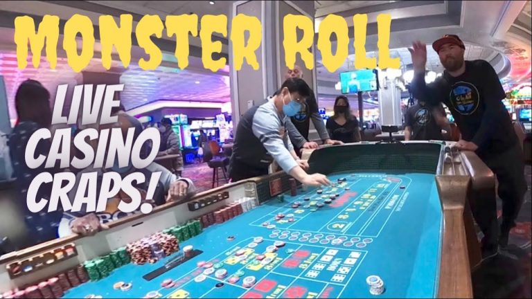 Two Shooters roll for more than an hour! Live Casino Craps at The Cal Las Vegas!