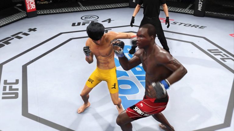 UFC 4 Bruce Lee vs Ovince Saint Preux | EA Sports UFC 4