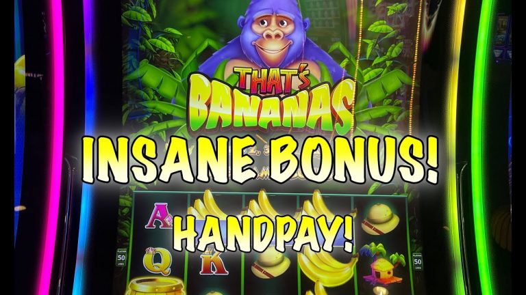 UNREAL: this bonus was insane and a Handpay! That’s Bananas Slot high limit