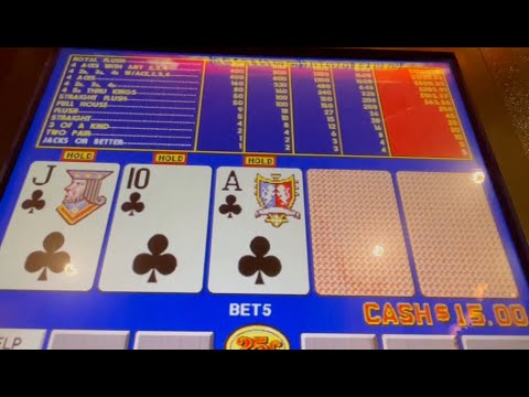 Video Poker: Triple Double Bonus Poker Progressive Play Session