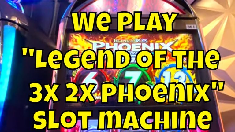 We Play Legend of the 3x 2x Phoenix Slot Machine From IGT