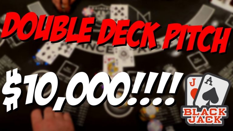 $10,000 Blackjack – Double Deck Pitch – 3 Hands In Play! M Resort Spa Casino!