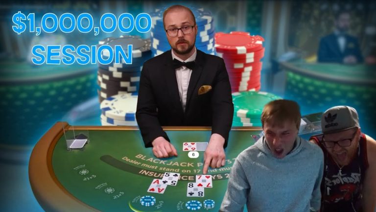 $1,000,000 BLACKJACK SESSION! (INSANE ENDING)