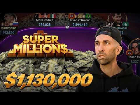 $1,130,000 Poker FINAL TABLE with Johnnie Vibes | Super Million$ S2 E46