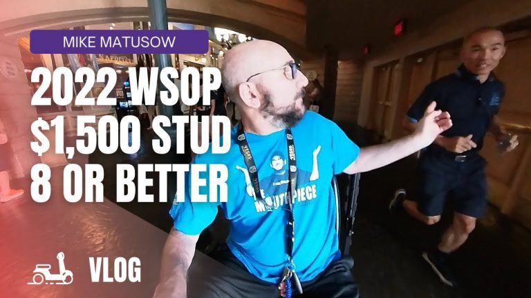 $1,500 7-Card Stud 8 or Better VLOG – 2022 WSOP