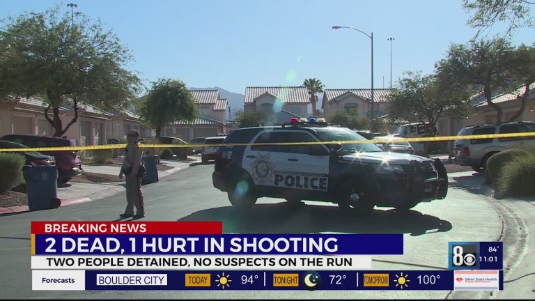 2 dead, 1 injured in Las Vegas northwest valley shooting