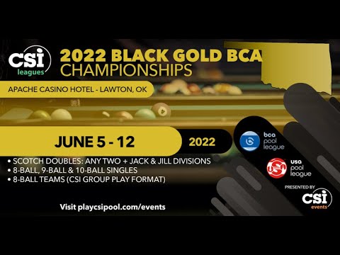 2022 Black Gold 8-Ball Singles Dave Pierson VS Lincoln Rogers