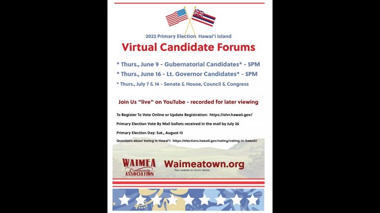 2022 WCA Virtual Gubernatorial Candidate Forum