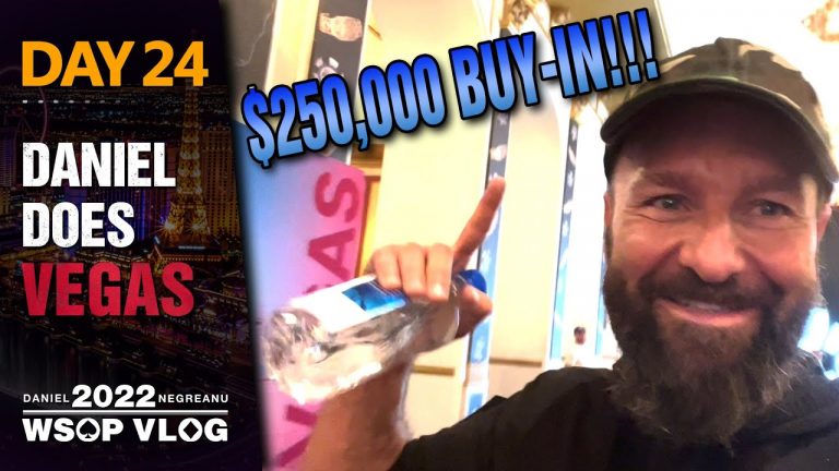 $250,000 BUY-IN!!! Time for the BIG ONE – 2022 WSOP Poker Vlog Day 24