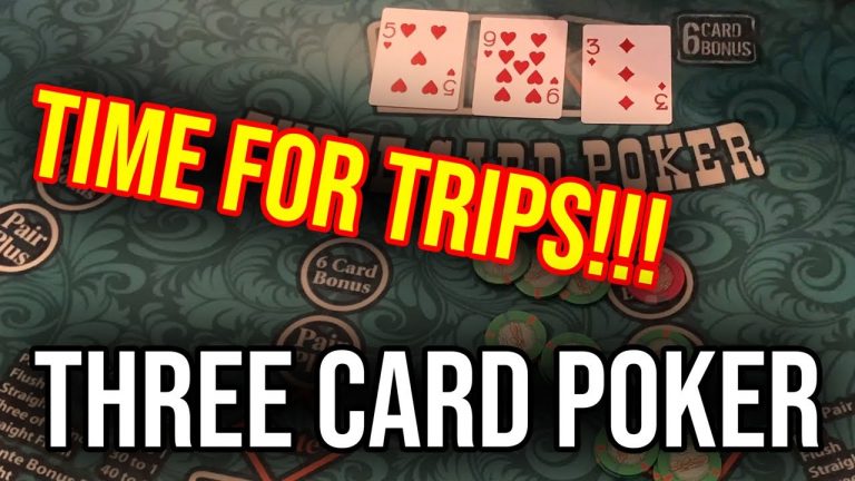 3 CARD POKER LIVE!! THE 6 CARD BONUS WAS ON FIRE!!!