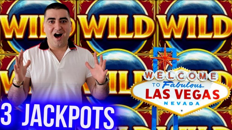 3 JACKPOTS HANDPAY On High Limit Slot Machines – Live Casino Play