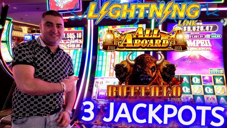 3 JACKPOTS On High Limit Slots – Playing Live Casino