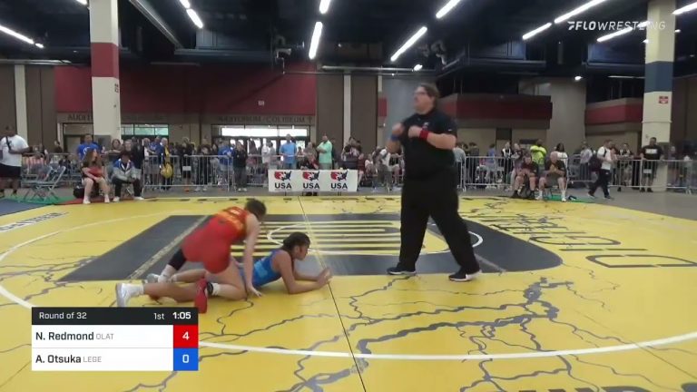 61 Kg Round Of 32 – Nicole Redmond, Olathe South High School Wrestling Vs Alea Otsuka, Legends Of